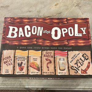 Bacon Opoly Game - excellent condition